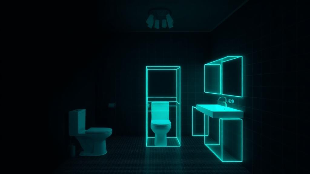 Bathroom AI demonstration artwork